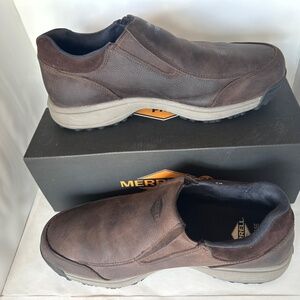 MERRELL Sutton Moc Pro J77709 Espresso Men's 12 M Slip Resistant